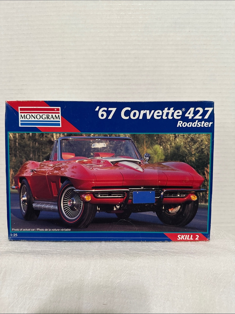 '67 Corvette 427 Roadster Red Model Kit 1995 Skill Level 2
